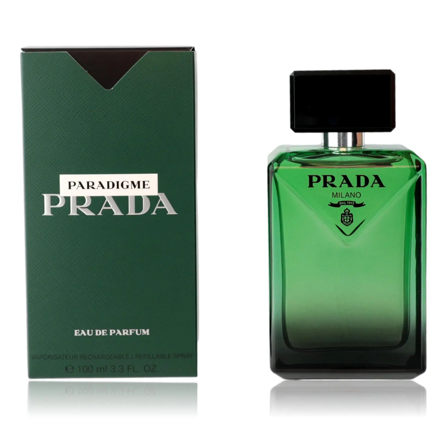 Men's Prada Paradigme Eau de Parfum Spray - 3.3 oz Spray Bottle, Citrus-Musk Scented Men's Fragrance