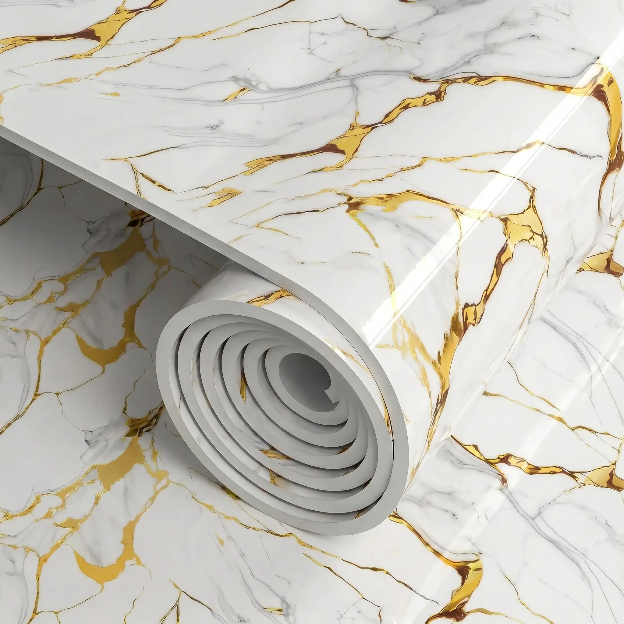 Self Adhesive Vinyl Wallpaper Film Roll (15.75in*118.11in or 23.62in*118.11in) - Tearable, Waterproof, Durable, Heat Resistant, Easy to Clean Fantasy Home Decor for Wall, Living Room, Bedroom | Home Improvement Building Supplies