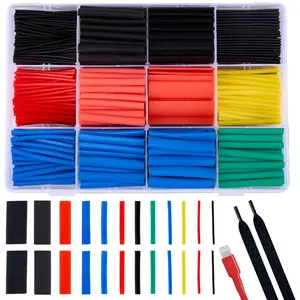 850pcs Heat Shrink Tubing Kit, Assorted Size Heat Shrink Tubing Wire for Car Boat Motorcycle, Durable Automotive Cable Sleeve Heat Shrink Tube, Welding Accessories