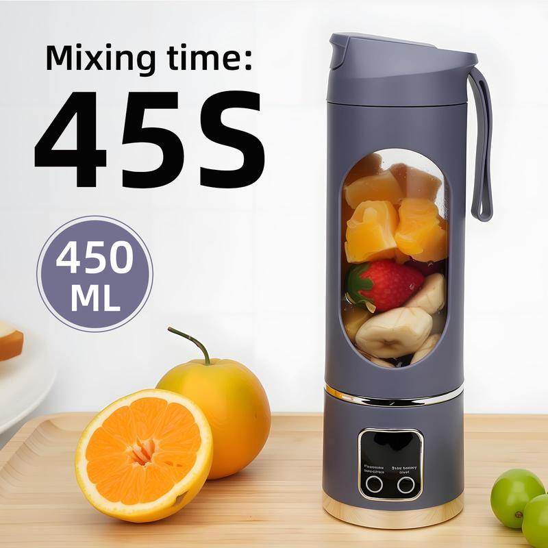 Mini Juicer Blender-2-in-1 lce Crusher & SmoothieMaker,Perfect for Liquid Diets, Fresh Juice, Shakes,Elite Cuisine , Electric Citrus Juice,Christmas gift digital multimode juicer blender