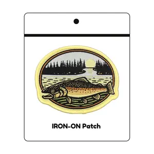 Trout Woven Patch