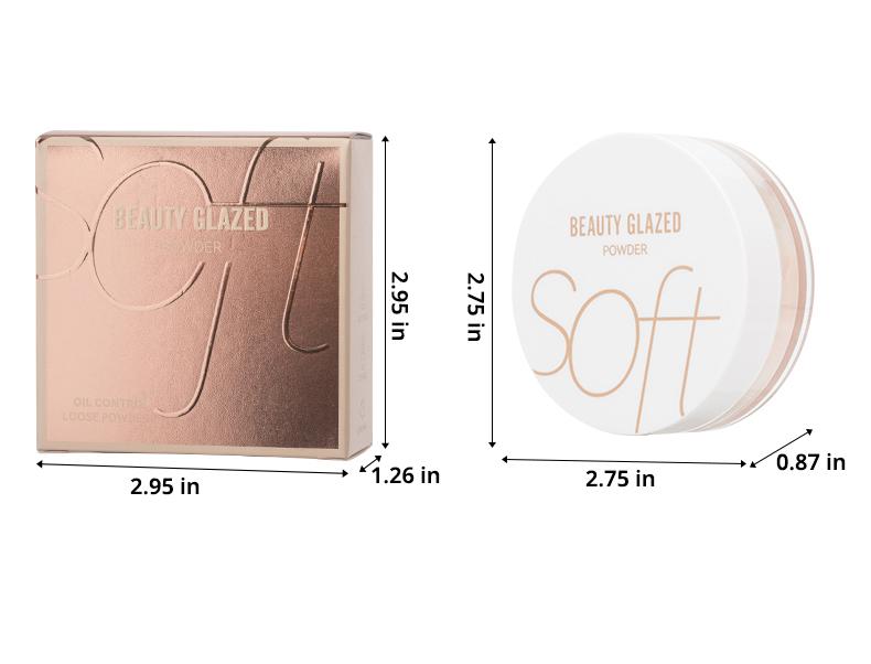 BEAUTY GLAZED Matte Oil-Controlling Powder - Waterproof, Traceless, Super Long-Lasting Flawless Lightweight Setting Makeup Cosmetic