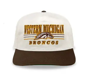 Western Michigan Broncos Snapback: Cream/Brown
