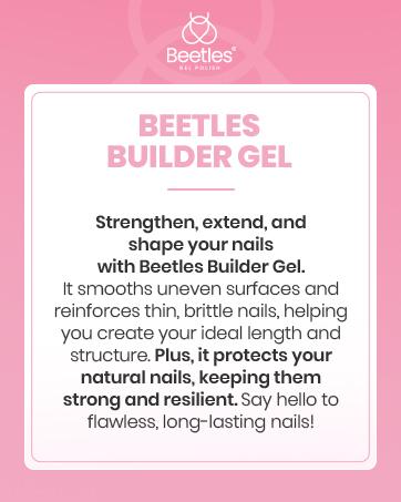 Beetles Hema Free Builder Gel for Nails 7 in 1 Nail Builder Strengthener Gel Clear Color Builder Extension Nail Gel for Holiday Nail Art Design for Girls Polish Cutics  #TikTokShopBacktoSchool