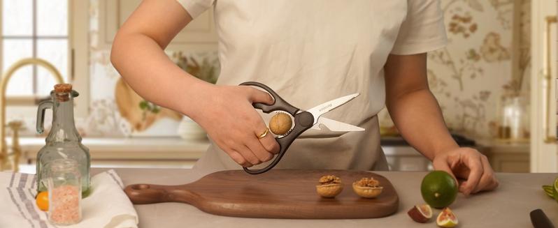 Astercook 14-Piece Kitchen Knife Set with Knife Block & Sharpener, Ceramic Coated Stainless Steel, Dishwasher Safe, Modern Home Cooking Cutting Carve