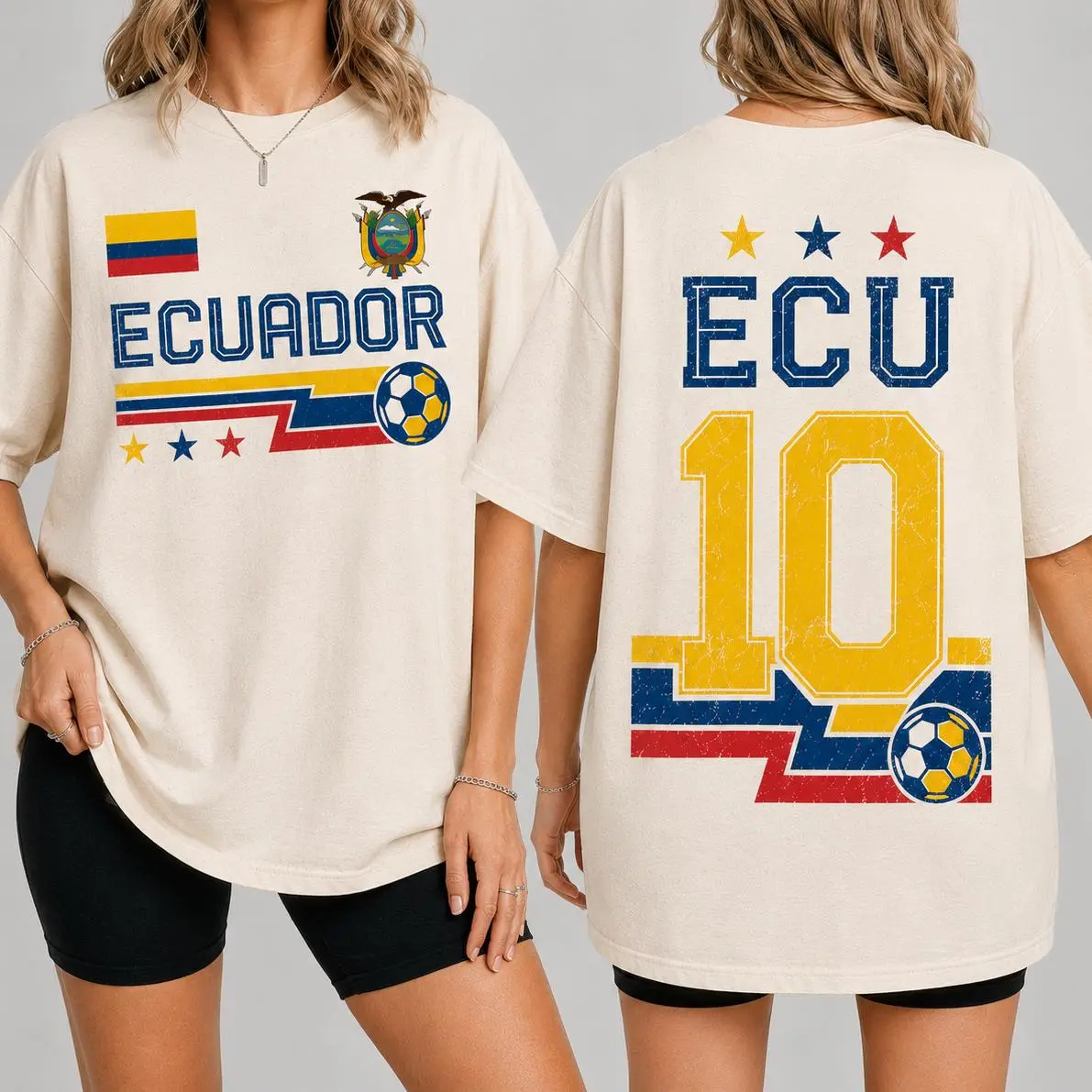 Ecuador Soccer Cup 2026 Shirt, ECU 10 Football Jersey Style T-Shirt, Ecuador Flag Tee, Ecuadorian Pride Gift, Apparel