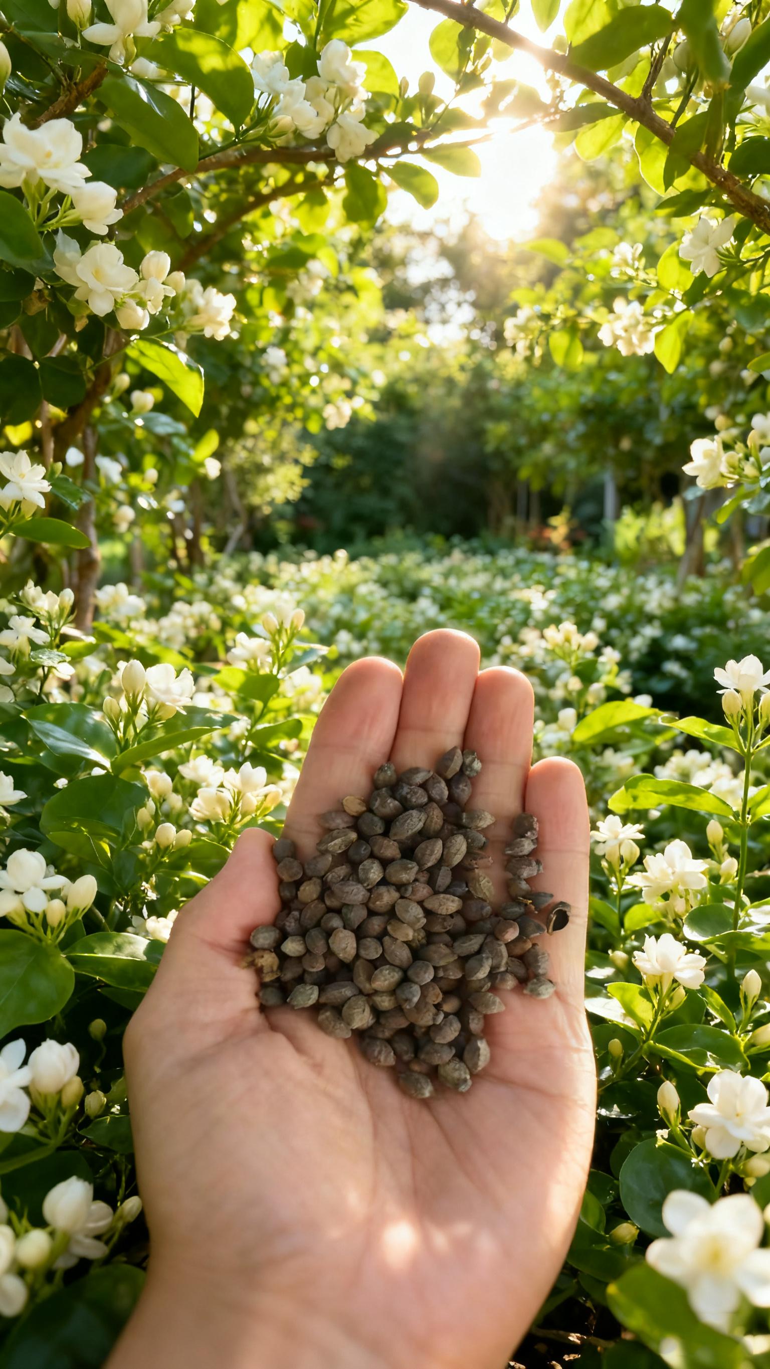 50+ Climbing Jasmine Flower Seeds Fragrant Plant for Planting Garden Home Four Seasons Evergreen Silver Jasmine Garden Balcony Climbing Flower Non-GMO