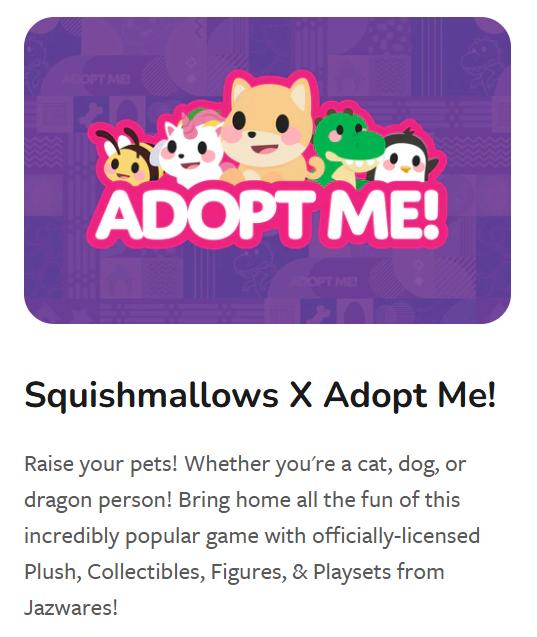 Squishmallows Adopt Me! Golden Dragon Plush, 8-Inch, Virtual Item Included, Blue Horns and Belly