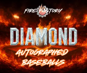 Fire Factory Autographed DIAMOND Baseball! Case of 9 Mystery Boxes