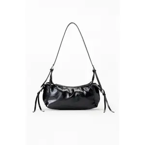 Pacsun Women's Faux Leather Noir Slouchy Bag