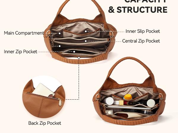 [Valentine's Day Gift] BOSTANTEN| Haven Genuine Leather Purse for Women Designer Handbags Crossbody Shoulder Bags Top Handle Satchel with Adjustable Strap