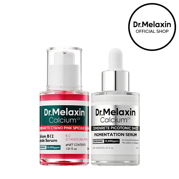 [Dr.Melaxin Official] Lumi firm & lift Duo  | plumping skin & strengthen skin density | Cyano Pink Spicule Serum + Picotonic Shot Serum Skin Repair