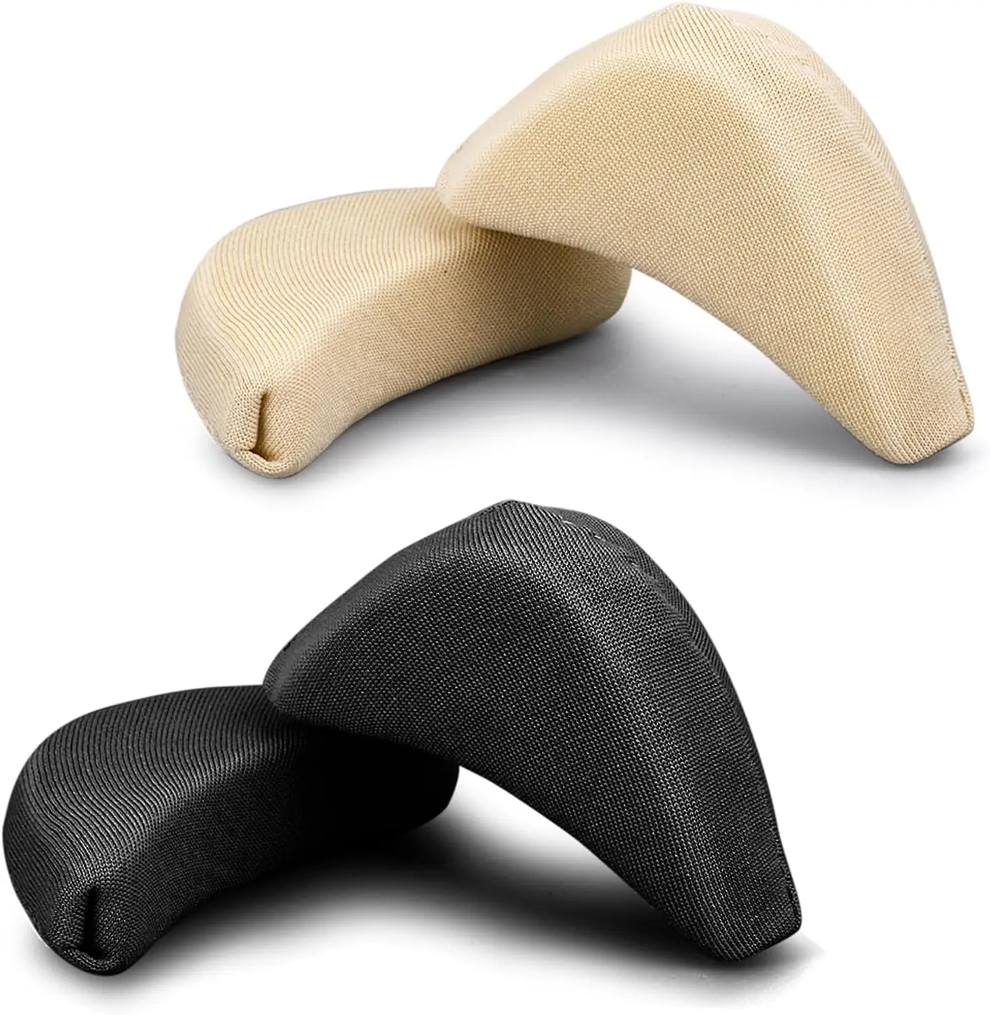 2 Pairs Soft Sponge Adjustable Shoe Filler， Big Toe Plug Foot Brace Shoe Pads Unisex Shoe Too
