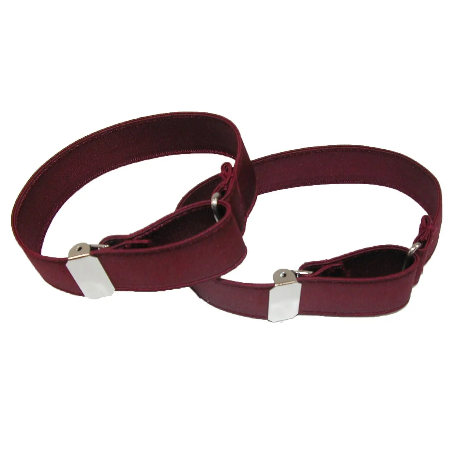 CTM Satin Elastic Solid Color Adjustable Sleeve Garters - Elastic Accessory with Adjustable Cuff for Customizing Shirt Cuff Length, Great for Costumes, Elastic And Adjustable