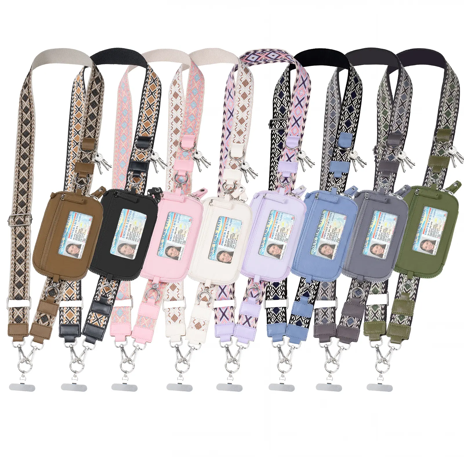 Tiostep stylish printed Adjustable Phone Lanyard Crossbody Strap bag Compatible with All Phones Perfect for Travel Running Shopping Clip and Go Strap for Phone and Wallet,backpacks for school,cute backpacks for school,bookbag,school backpack