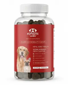 Puptastic Labs Hip & Joint Supplement for Dogs | Advanced Mobility Chews with Glucosamine, Omega 3 & Chondroitin | Chicken Flavor, 100 Chews