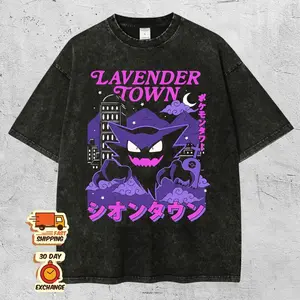 Anime Gamer Streetwear, Comfort Blend Ghost Fan Gift, Lavender Town T-Shirt, Unisex Manga Hoodie for Collectors V