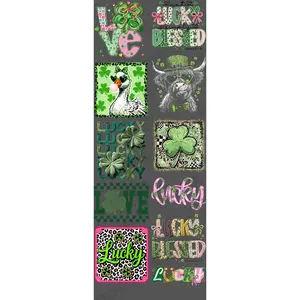 ST. PATTY'S DAY (2) (60 INCH) PREMADE GANGSHEET - 22X60 DTF TRANSFERS - DIRECT TO FILM