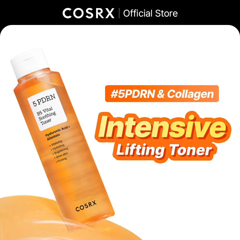 COSRX 5 PDRN B5 Vital Soothing Toner with Hyaluronic Acid, Daily Face Toner to Restore & Repair Skin, Boosts Glow for Sensitive Skin, 280mL, Radiance, Moisture, Skin Repair