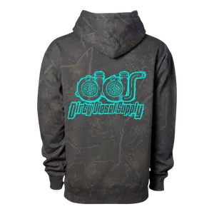 Dirty Diesel Supply Turbo Darkwood Camo Heavyweight Hooded Sweatshirt