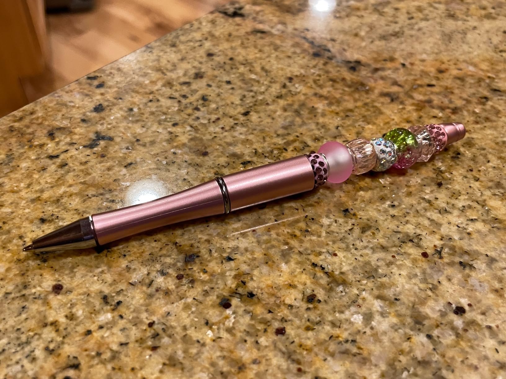 15 PCS Beadable Pens Bulk Colored Plastic, Creative DIY Pen for Children and Students