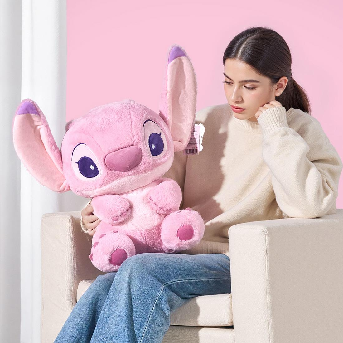 【Holiday Gift】Disney Stitch & Angel Large-Size Plush Dolls 20inch| Adorable Graduation Gift for Her, Perfect Cuddly Collectibles for Fans, Holiday & Holiday Haul & New Year
