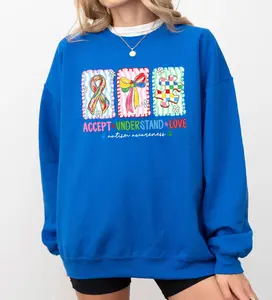 Autism Awareness Sweatshirt, Autism Accept Understand Love Sweater, Autism Mom Crewneck, Special Education Teacher Gift