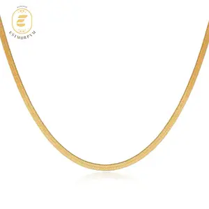 Snake Bone Necklace Chain Jewelry for Birthday Wedding Engagement Anniversary Daily Wear Gift