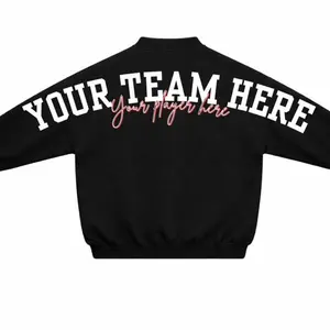 Custom Team Sweatshirt | Personalized Back Name Sports Crewneck | Varsity Game Day Pullover for Rink, Field & Stands