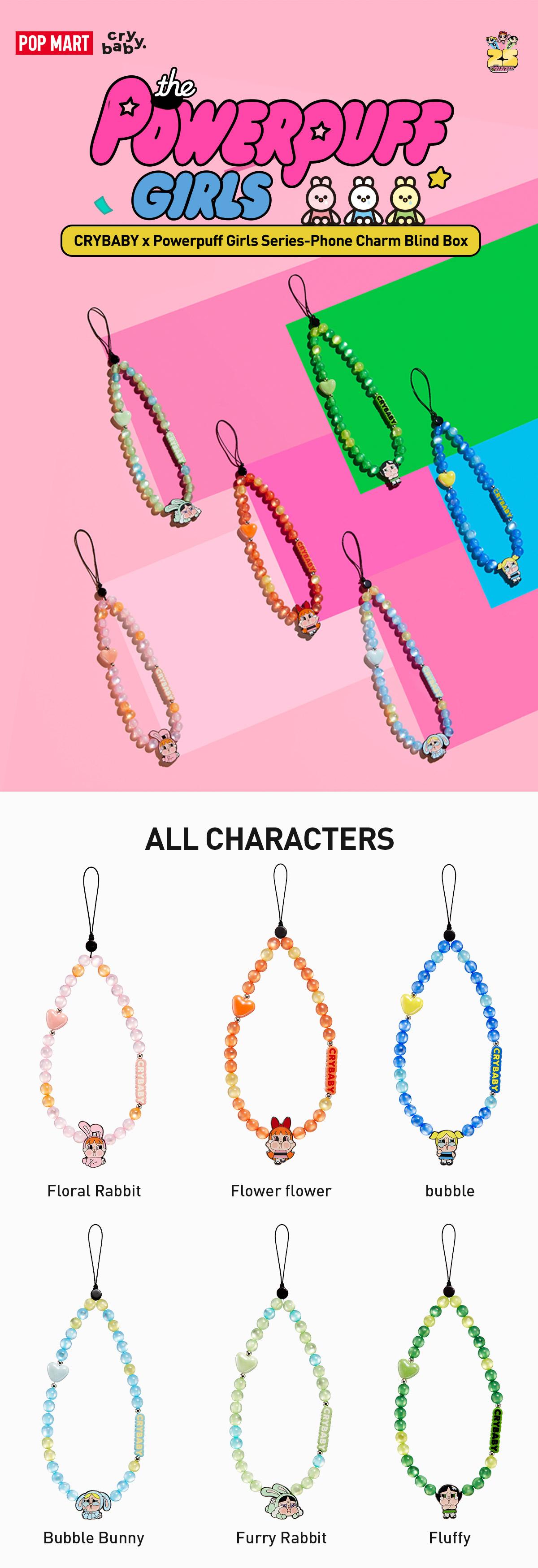[Spanish] – CRYBABY × Powerpuff Girls Series - Colgante para Teléfono en Caja Sorpresa