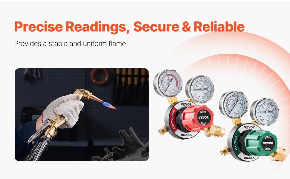 Oxygen Acetylene Torch Kit 12PCS Gas Welding Cutting Torch Kit 177'' Hose