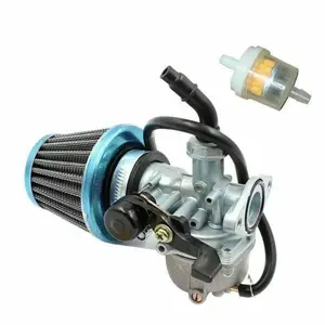 Carburetor Replacement Kit – Small Engine Carb with Air Filter + Inline Fuel Filter (Universal Fit, Compare Size Before Purchase)