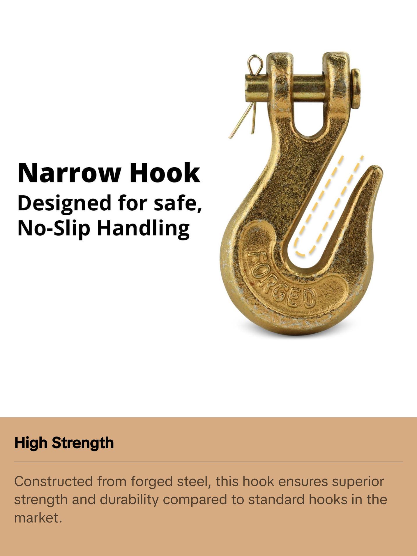 G70 Clevis Grab Hook, 5/16"