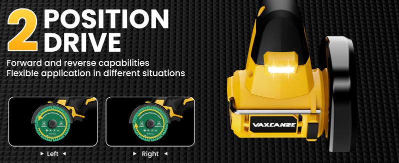 【No Batteries】 Cordless Cut Off Tool Compatible with Dewalt 20V Battery/ for Milwaukee M18 Battery/ Makita 18V Battery, 18,000 RPM Brushless Motor, 4" Blades (2pcs) with Dust Cover, 1.2mm Max Blade Thickness for Wood/Metal/Plastic