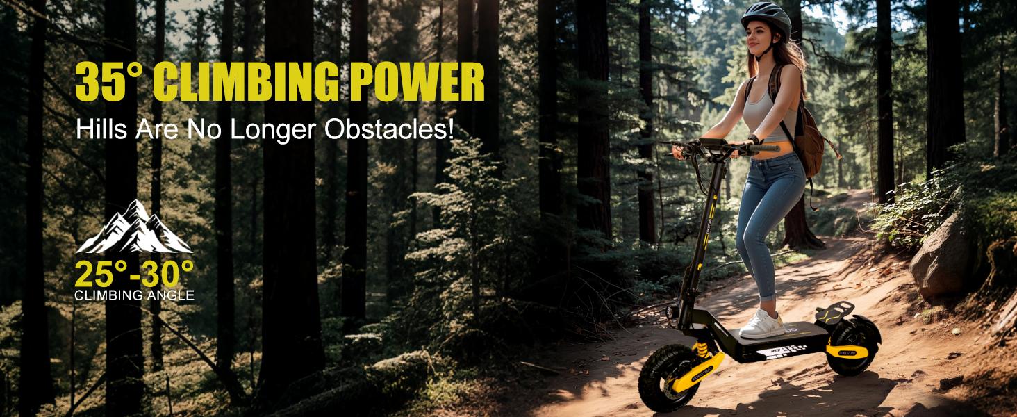 EOEOTWO All Terrain Electric Scooter,1200W Violent Motor,30MPH Fast 20/40Miles Range,3 Seconds Folding,330LBs Load Capacity,Dual Shock Absorption,Foldable Off-Road E-Scooter