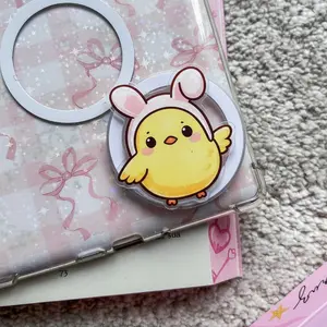 Cute Bunny Chick MagSafe Phone Grip – Magnetic Pop Socket & Kickstand – Easter Spring Accessory