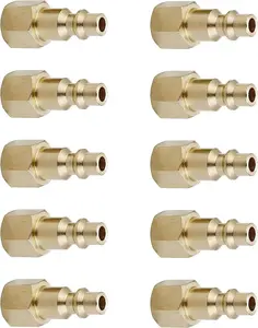 1/4-Inch Female Coupler Quick Connect, Air Hose & Air Coupler - Pack of 10