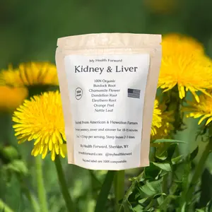Kidney & Liver Support Organic Herbal Tea - Loose Leaf Tea for Kidney & Liver Health