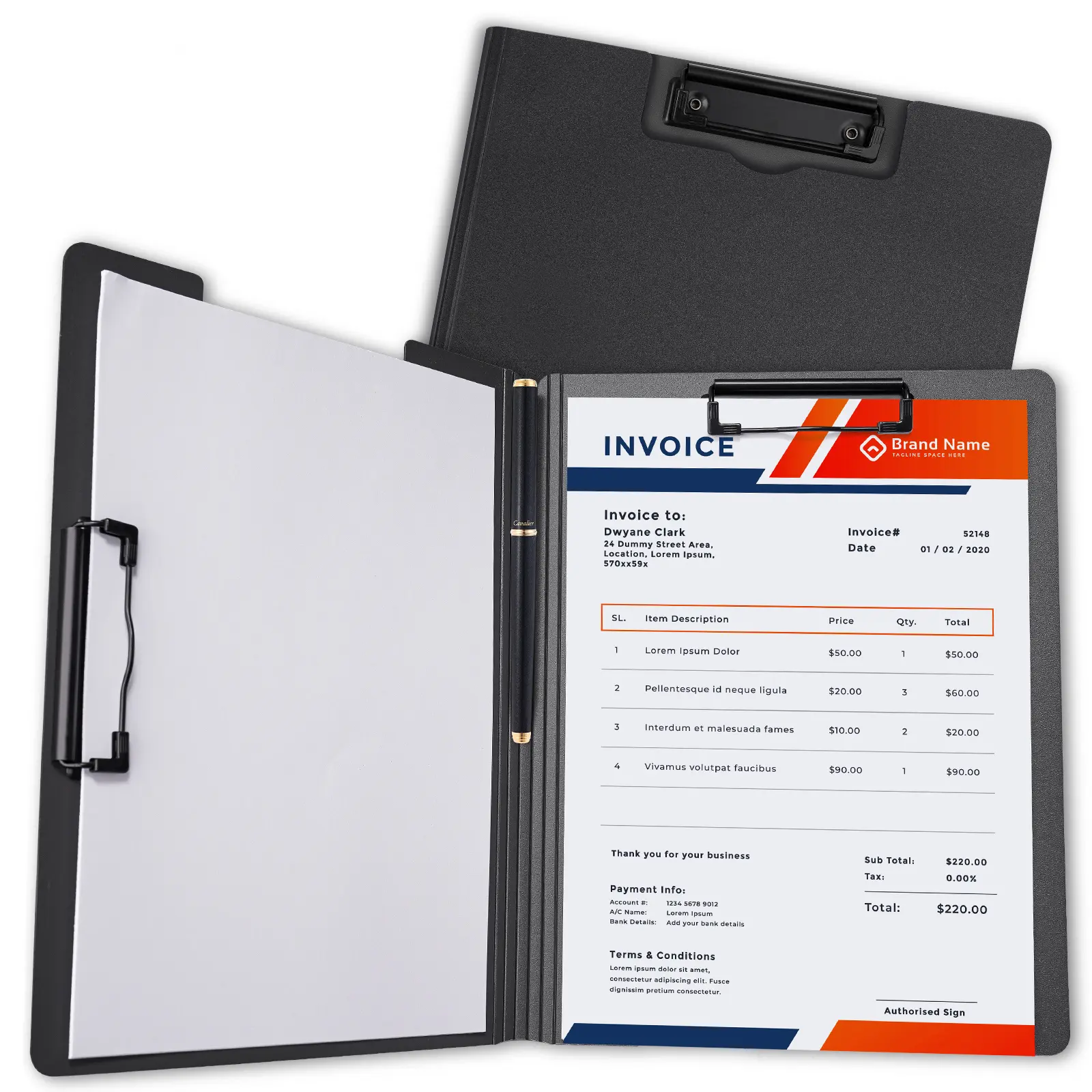 Tomorotec Sturdy Flexible A4 Foam PP Foldable Nursing Clipboard Folder - Plastic Clip, Pen Holder, Clip Board with Storage Compartments, 9.8”x12.5”x0.75” Folded Carry, Easy Expansion, College School Supplies, Business Conference Accessory, Office Paper Or