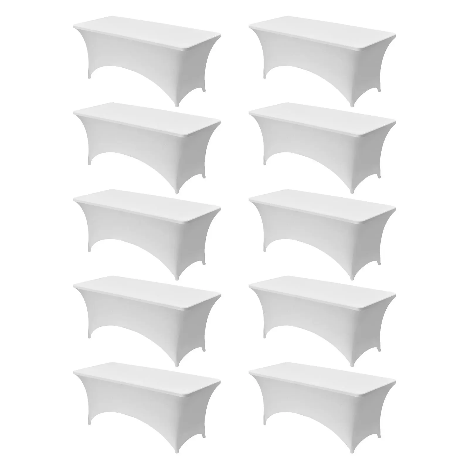 White-Square 10 Pack - 30 x 72 in