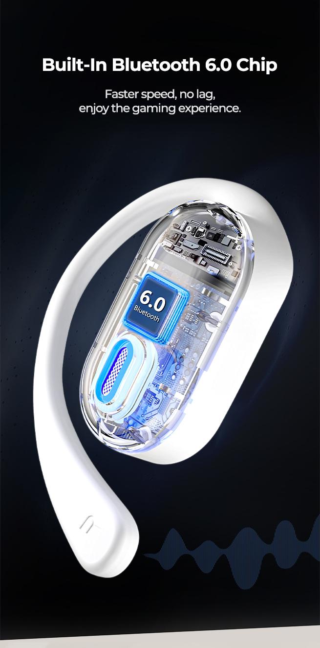 ERAZER XP18 Powerbank Earbuds,Can Charge Phones,Wireless Bluetooth Headphones, Bluetooth 6.0, OWS Earphones , Sports Headphones, High Sound Quality Headphone, Daily Waterproof Wear Comfortable for Daily Calls Compatible with Android/IOS ERAZER XP18 Powerbank Earbuds,Can Charge Phones,Wireless Bluetooth Headphones, Bluetooth 6.0, OWS Earphones , Sports Headphones, High Sound Quality Headphone, Daily Waterproof Wear Comfortable for Daily Calls Compatible with Android/IOS