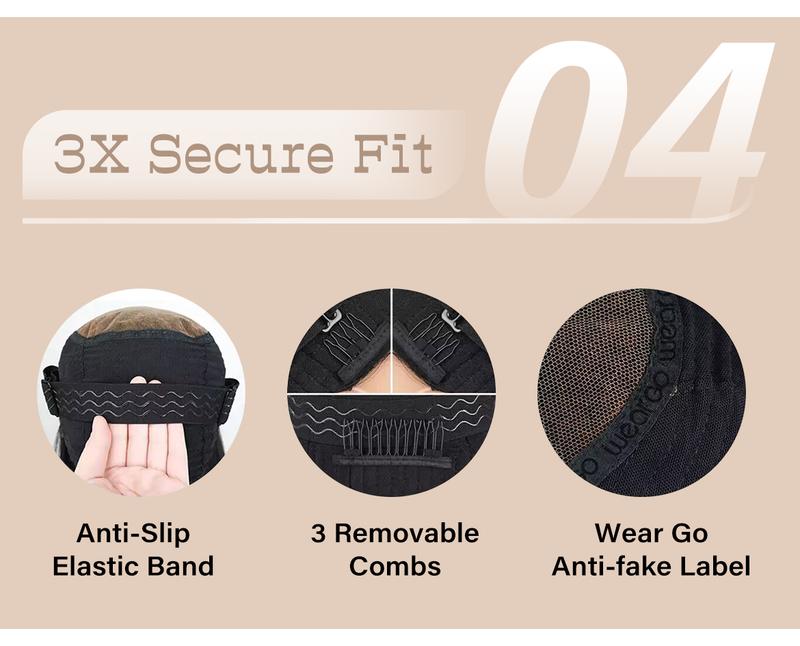 Wavymy Wear Go Pre Styled Blowout Layered Wave 33# Color & 27# Color Bob Wigs M-Cap 9x6 Deeper Parting Space Wig C-Part Pre-Cut Lace Beginner Friendly Natural Black Glueless Wigs 100% Human Hair