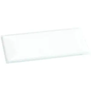 Plymor 1" x 2" Rectangle, 3mm Thick Beveled Clear Glass