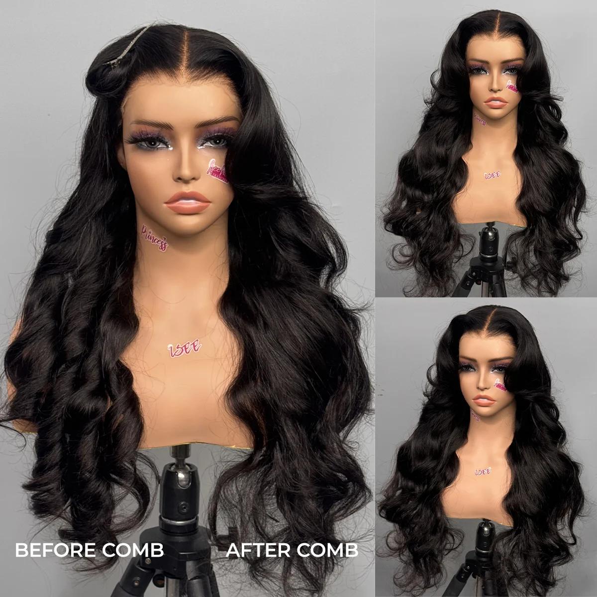ISEE M-Cap Human Hair Lace Front Wig, Face-Framing Layered Body Wave with Curtain Bangs, 9x6 Wear Go Glueless Frontal Wig, Pre-Cut HD Lace, Mini Knots, Vacation Hair, Pre Cut Wigs#SoHoChic #TikTokShopBackToSchool ISEE M-Cap Human Hair Lace Front Wig, Face-Framing Layered Body Wave with Curtain Bangs, 9x6 Wear Go Glueless Frontal Wig, Pre-Cut HD Lace, Mini Knots, Vacation Hair, Pre Cut Wigs#SoHoChic #TikTokShopBackToSchool