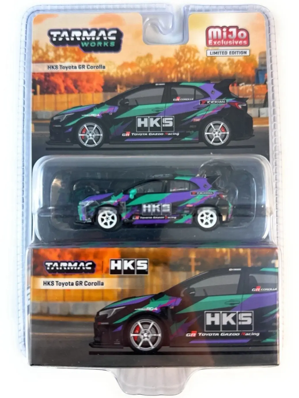 Tarmac Works HKS Toyota GR Corolla 1:64 Scale Diecast Model Car