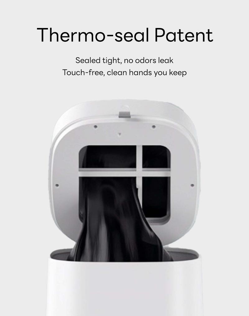 IntreLife 3.5 Gallon Self-Sealing Smart Trash Can – Automatic Refill Bin with Motion Sensor for Living Room, Bedroom, Kitchen, and Bathroom automatic motion Hygienic Waste Disposal Restroom Home Goods