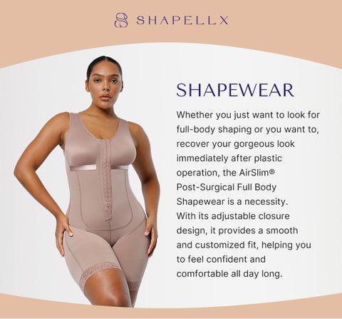 Shapellx AirSlim Post-Surgical Full Body Colombian Shapewear Womenswear Faja Suit