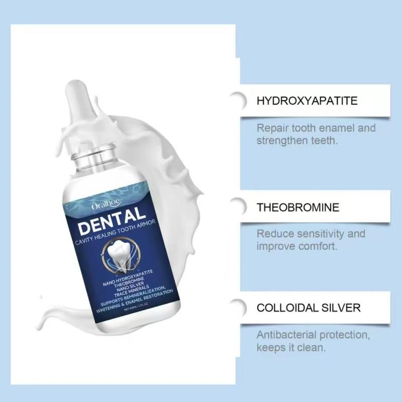 Oralhoe Daily Tooth Armor Liquid Drops with Nano Hydroxyapatite & Theobromine for Fresh Breath & Sensitive