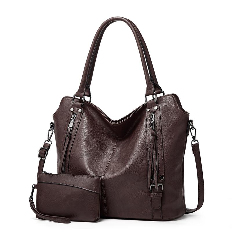 Tote Bag for Women PU Leather Shoulder Bags Fashion Hobo Bags Large Purse and Handbags Shoulder Strap