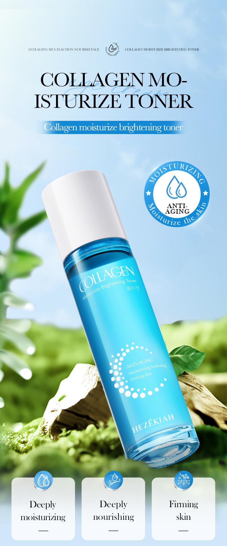 Collagen Moisturizing Brightening Toner Anti-Aging Hydrating Firming Skin Care